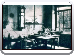 On November 8, 1895, while working in his lab, he noticed that a cardboard screen coated with barium platinocyanide began to fluoresce when it was exposed to the rays of a cathode ray tube.