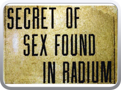 Secret of Sex Found in Radium